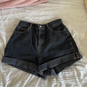 BDG Urban Outfitters High Rise Black Jean Shorts